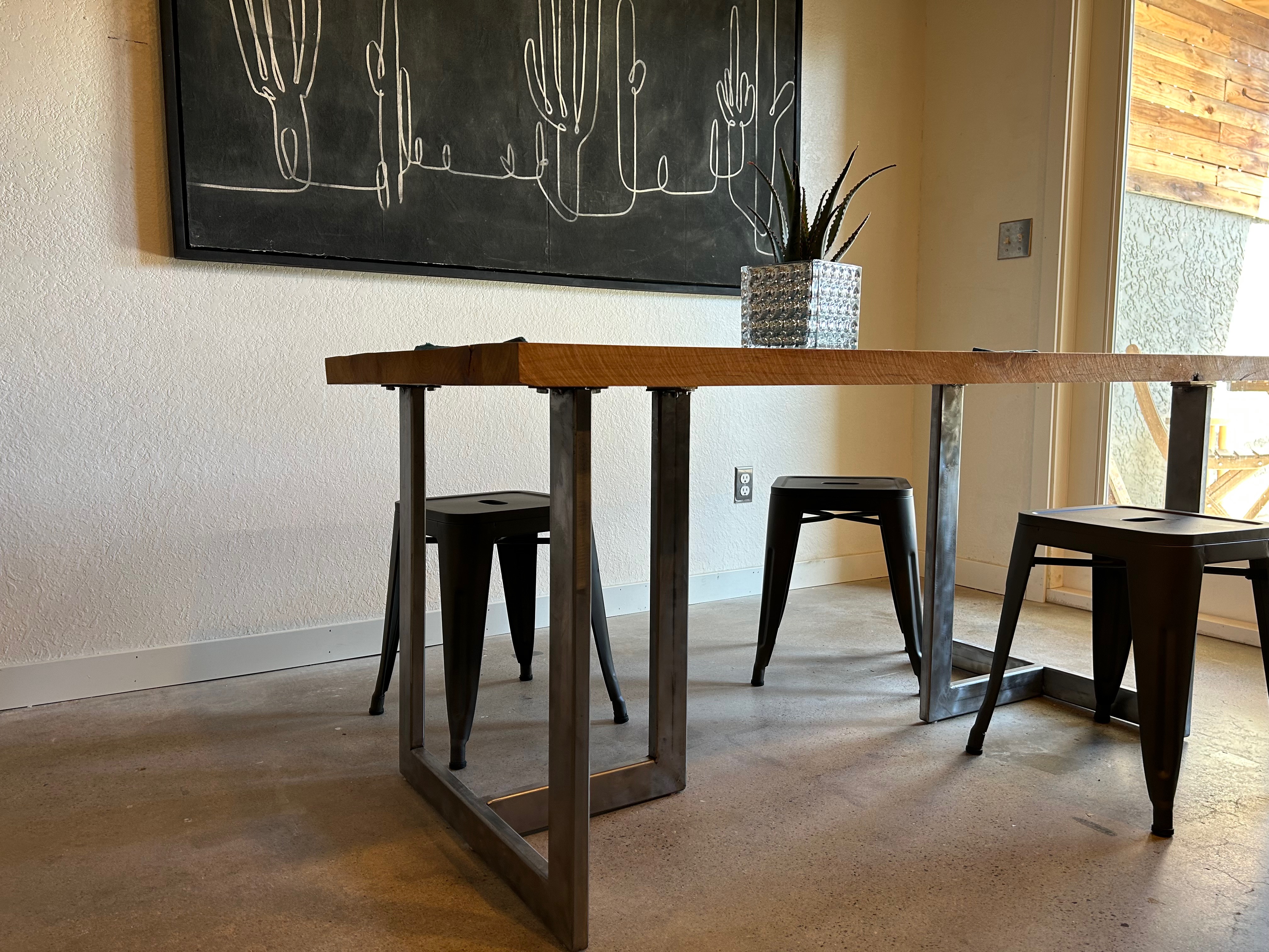 Custom dining table